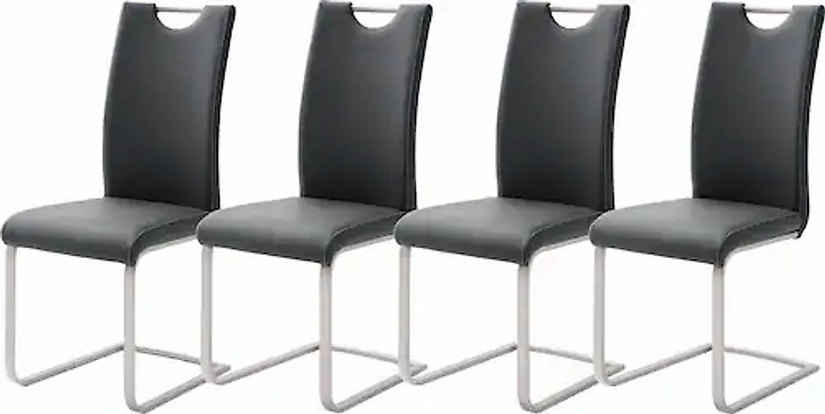 MCA furniture Freischwinger »Paulo« (Set) 4 Stk. Kunstleder Stuhl belastbar günstig online kaufen