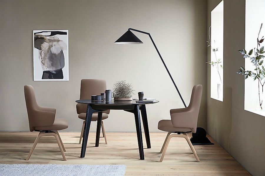 Stressless Polsterstuhl "Laurel" () Microfaser DINAMICA High Back mit Armle günstig online kaufen