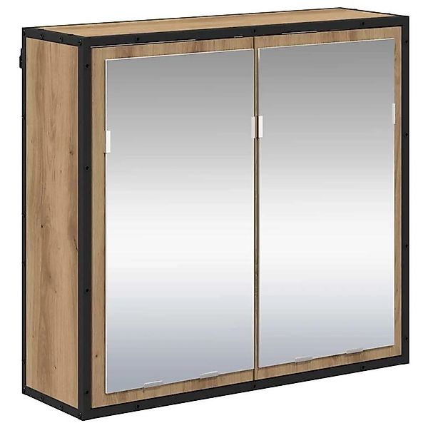 vidaXL Badezimmer-Spiegelschrank mit Tür Artisan-Eiche 65 x 20 x 60 cm 8836 günstig online kaufen