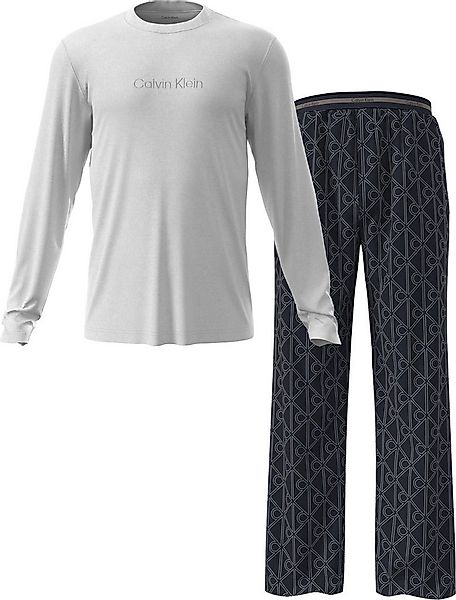 Calvin Klein Underwear Schlafanzug LS TEE PANT SET Mit elastischem Bund günstig online kaufen