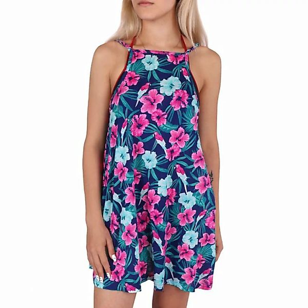 Sarcia.eu Tunikakleid Blaues Tunika, Kleid mit Blumen-Print, Überwurf für B günstig online kaufen