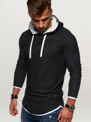 behype Kapuzensweatshirt "LAYER" im trendigen Layer-Look günstig online kaufen
