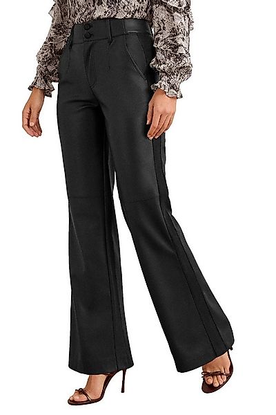 Love & Roses Lederhose Love & Roses weite Kunstlederhose, Petite (1-tlg) günstig online kaufen