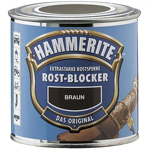 Hammerite Rost-Blocker Braun matt 250 ml günstig online kaufen