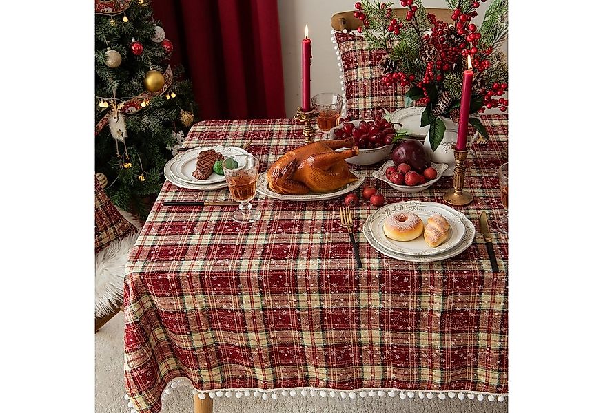 BTTO Tischdecke Weihnachten Tischdecke,Weihnachtstischdecken Rechteckige, W günstig online kaufen