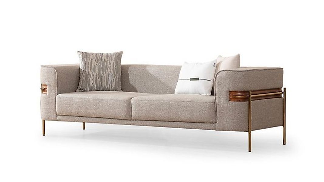 JVmoebel Sofa Sofa Couch Dreisitzer Modern Polster Sitz Design Textil Couch günstig online kaufen