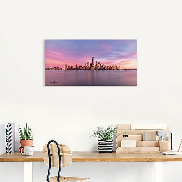 Artland Wandbild »Manhattan Skyline«, New York, (1 St.), als Alubild, Outdo günstig online kaufen