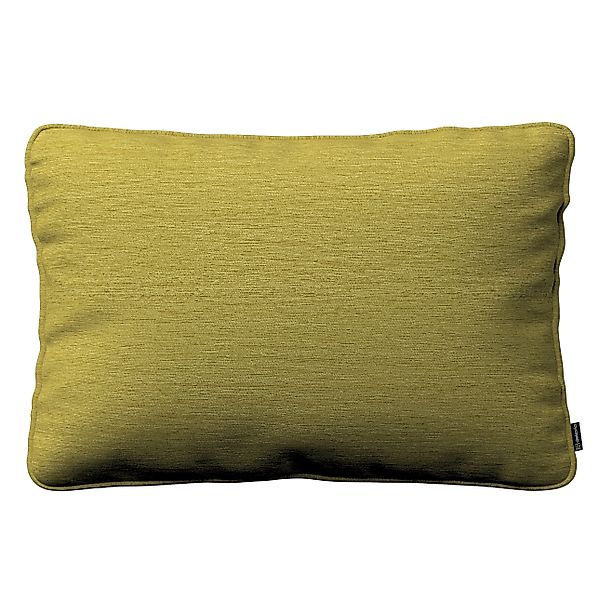 Kissenhülle Gabi mit Paspel 60x40cm, grün, 60 x 40 cm, Chenille (162-25) günstig online kaufen
