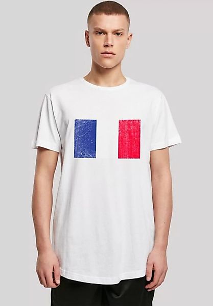 F4NT4STIC T-Shirt France Frankreich Flagge distressed Print günstig online kaufen