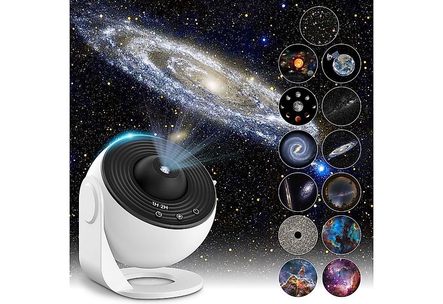 Fanttik LED-Sternenhimmel LED Nachtlicht 360 Drehbare 13 in 1 Planetarium G günstig online kaufen