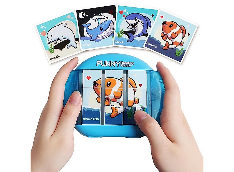 CLTYQ Lernspielzeug Drehbares 3D Puzzle 9 Teile Flugzeug Autofahrt Hochzeit günstig online kaufen