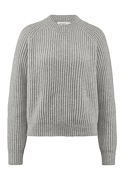 Hessnatur Strickpullover aus reiner Bio-Baumwolle und Schurwolle (1-tlg) günstig online kaufen