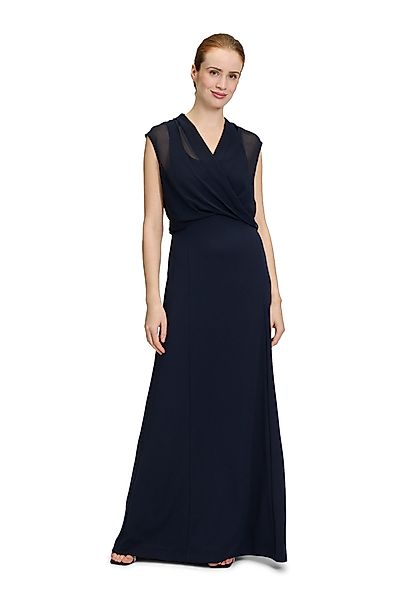 Vera Mont Abendkleid "Damen Abendkleid mit Raffung" Ohne Tasche Materialmix günstig online kaufen