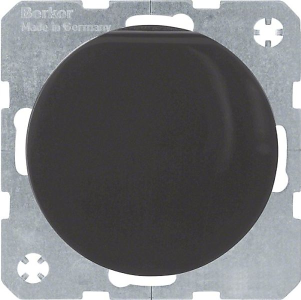 Berker SCHUKO-Steckdose sw/gl m. Klappdeckel 47512045 - 47512045 günstig online kaufen