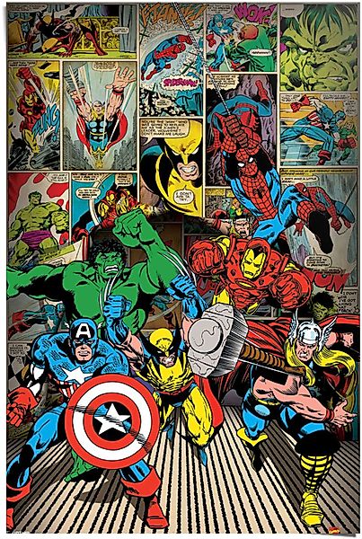 Reinders Poster "Marvel Helden", (1 St.) günstig online kaufen