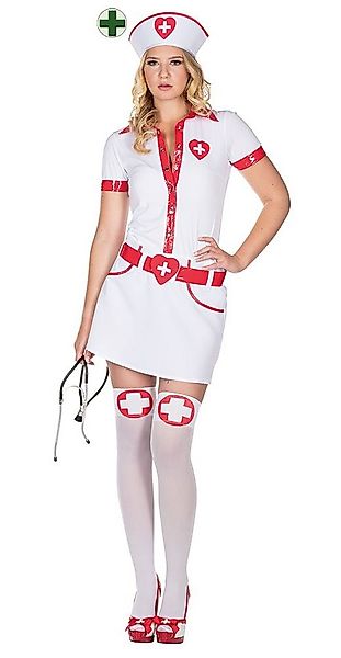 Karneval-Klamotten Arzt-Kostüm Krankenschwester Kostüm Damen Karneval mit H günstig online kaufen
