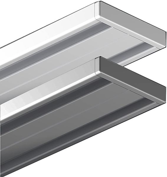 Garduna Vorhangschiene Wendeschiene, Aluminium, 1 oder günstig online kaufen