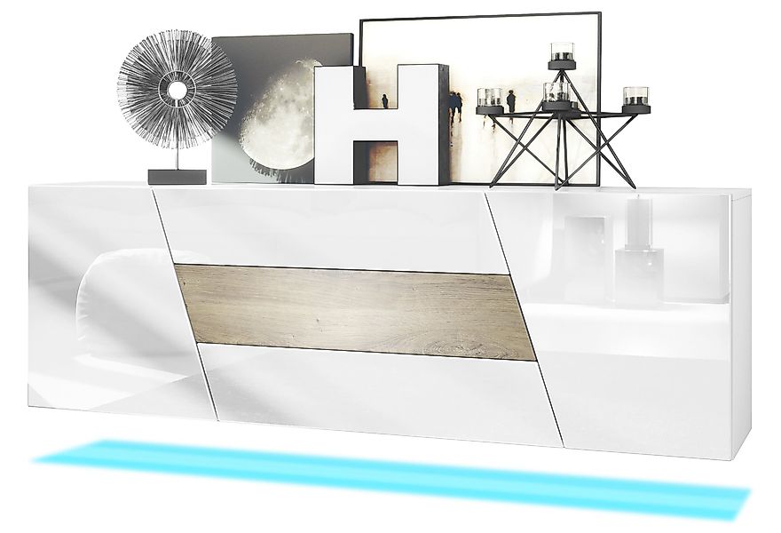 Vladon Sideboard Houston (hängende Kommode, mit günstig online kaufen