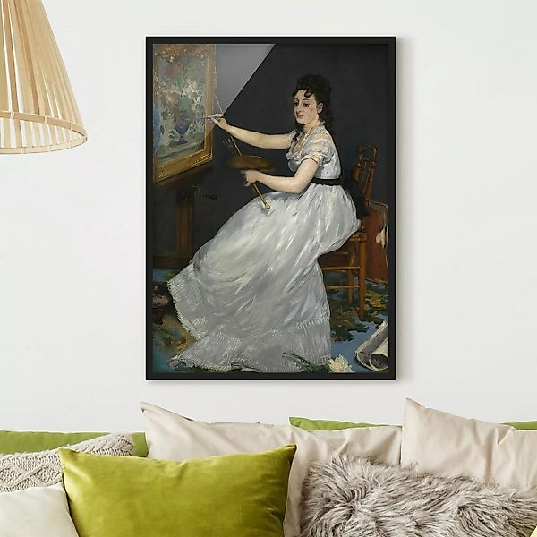 Bild mit Rahmen Kunstdruck - Hochformat Edouard Manet - Eva Gonzalès günstig online kaufen