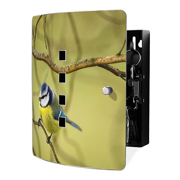 Banjado Design Schlüsselkasten Aus Edelstahl Für 10 Schlüssel 24x21,5x7cm M günstig online kaufen