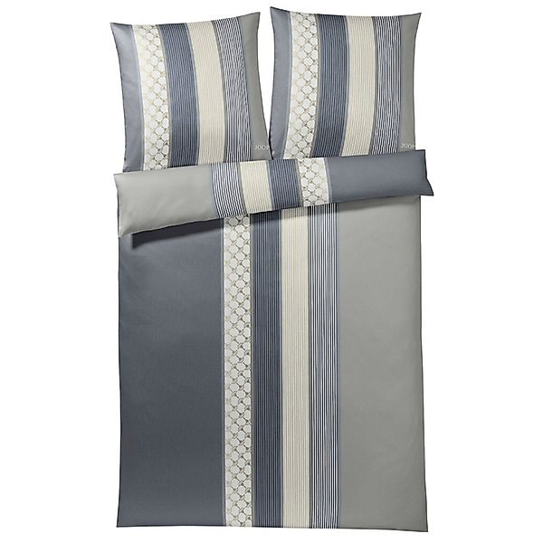 JOOP! Bettwäsche Cornflower Stripes deep coal günstig online kaufen