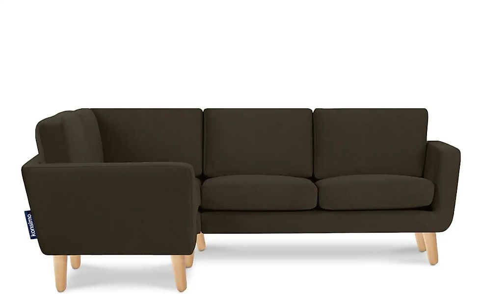 KONSIMO Ecksofa  Tagio ¦ braun ¦ Maße (cm): B: 220 H: 80 Polstermöbel > Sof günstig online kaufen