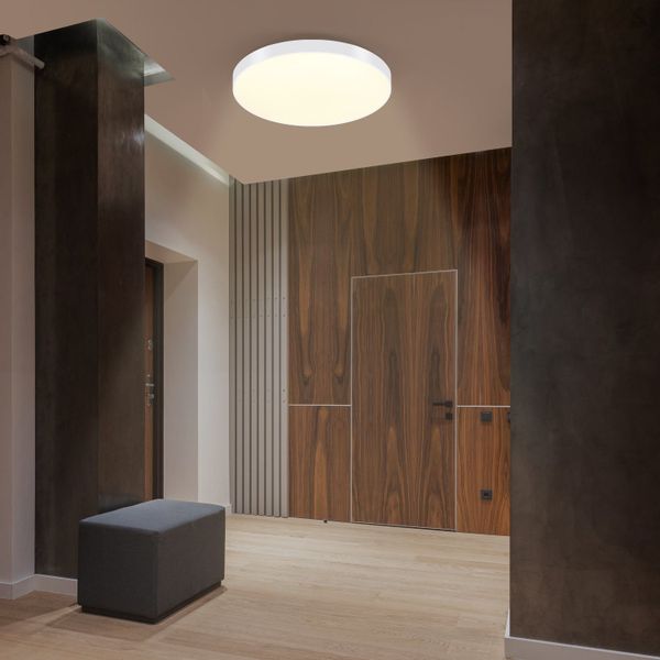 Nettlife LED Panel Schwarz Badezimmer Rund günstig online kaufen