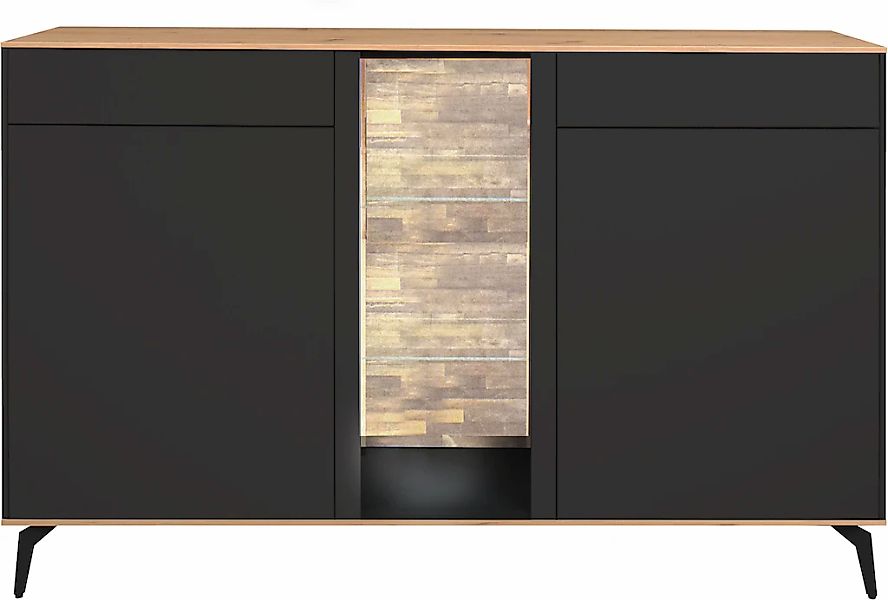 Mäusbacher Kommode, Faro Sideboard 159 cm, inkl. Beleuchtung, Push to open, günstig online kaufen