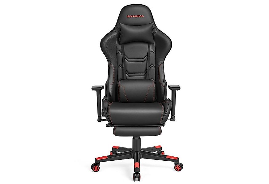 SONGMICS Gaming-Stuhl, Bürostuhl, ergonomisch, Kopfkissen, bis 150 kg belas günstig online kaufen