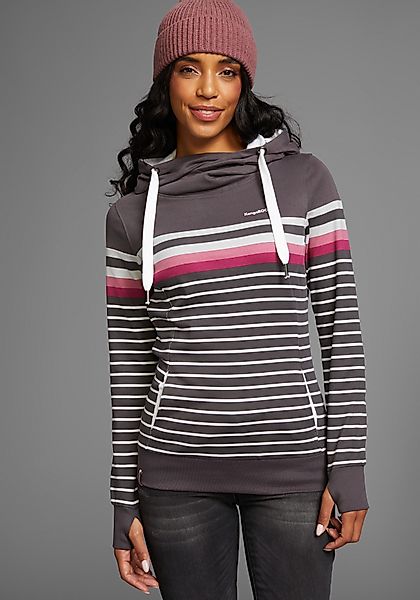 KangaROOS Kapuzensweatshirt Langarm mit Daumenlöchern, bequem günstig online kaufen