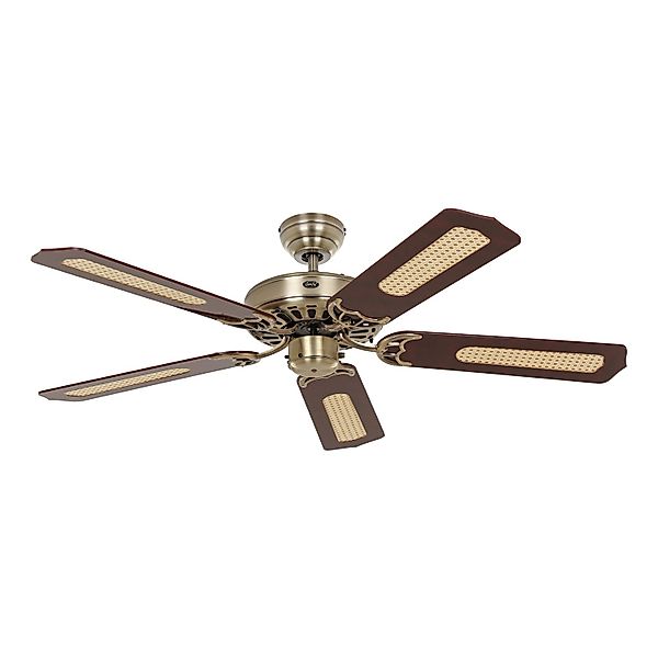 CASAFAN Deckenventilator mit Zugkette Classic Royal Messing Antik 132 Rosen günstig online kaufen