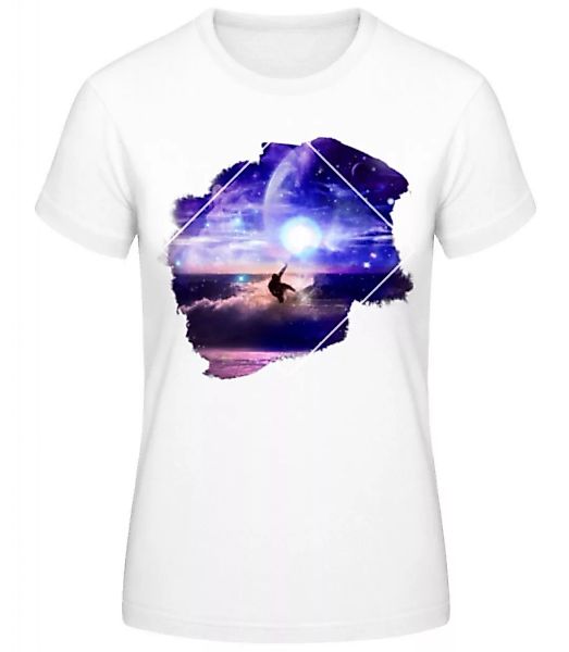 Galaktischer Surfer · Frauen Basic T-Shirt günstig online kaufen