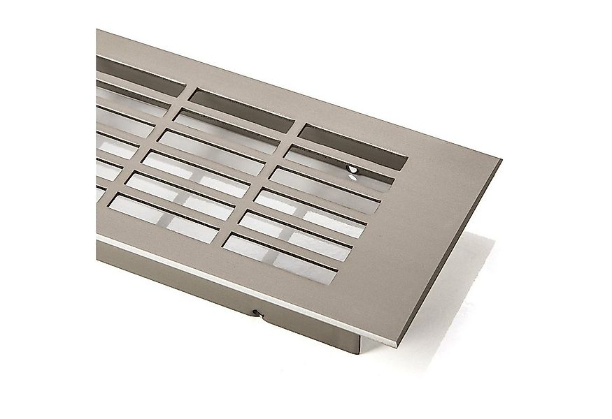 SO-TECH® Lüftungsgitter Lochung eckig / Edelstahloptik / 250 - 900 mm (1 St günstig online kaufen