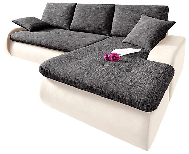 TRENDMANUFAKTUR Ecksofa »Indie, modern und bequem, Materialmix, OTTOs Choic günstig online kaufen