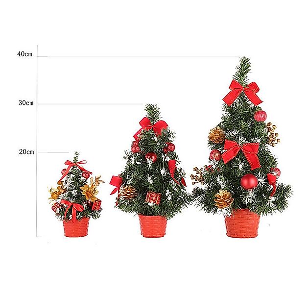 Coonoor Künstlicher Weihnachtsbaum Mini Weihnachtsbaum Künstlicher Tannenba günstig online kaufen