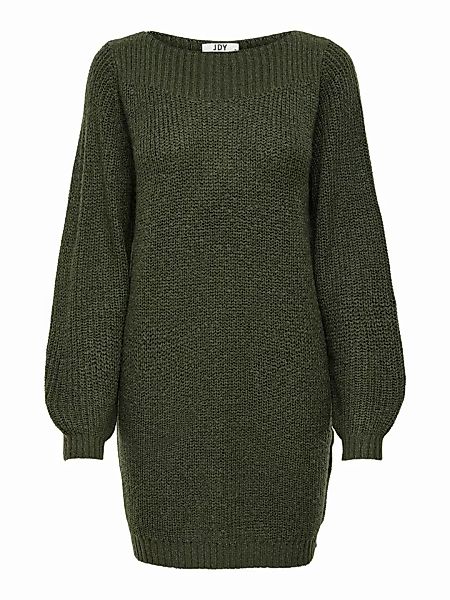 ONLY Gestricktes U-boot-ausschnitt- Kleid Damen Grün günstig online kaufen