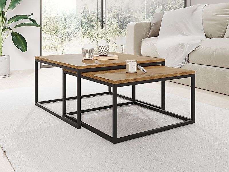 WFL GROUP Couchtisch Vella (Satztisch Set günstig online kaufen