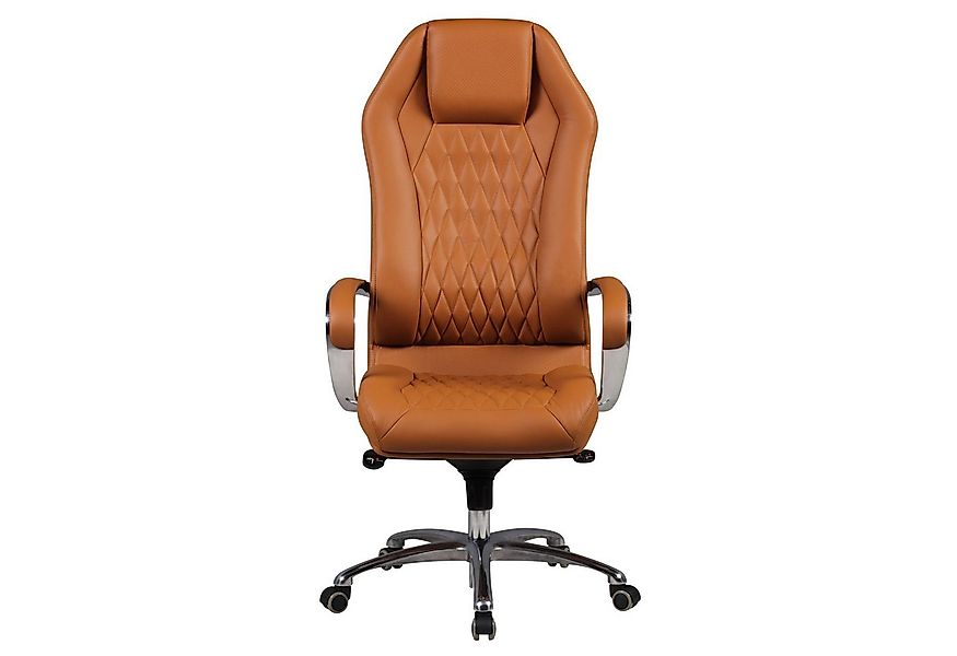 FINEBUY Chefsessel Bürostuhl MONTEREY Echtleder Schreibtischstuhl Drehstuhl günstig online kaufen