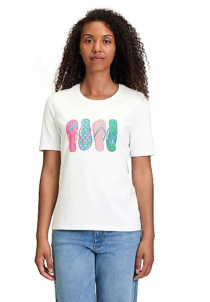 Betty Barclay Kurzarmshirt "Damen Basic Shirt mit Aufdruck" 1 Stk. tlg. Gli günstig online kaufen