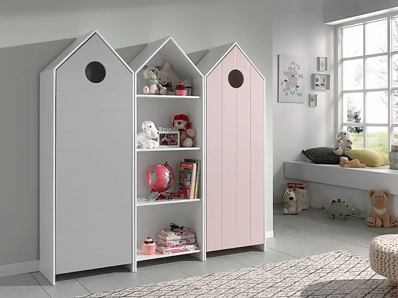 Vipack Jugendzimmer-Set "Casami, best. aus 2 Schränken mit Drehtür, 1 Regal günstig online kaufen
