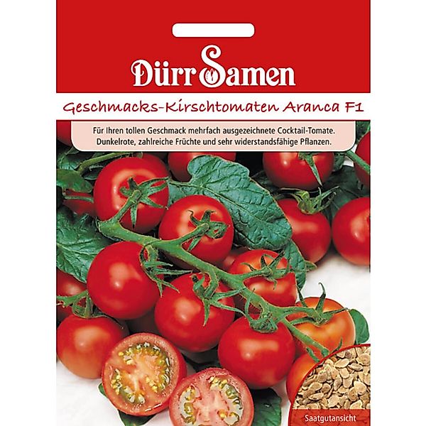 Dürr Samen Geschmacks-Kirschtomaten Aranca F1 Saatgut günstig online kaufen