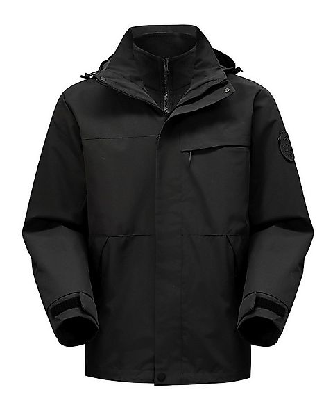 YOUTHUP 3-in-1-Funktionsjacke Übergangsjacke mit Kapuze Herrenjacke günstig online kaufen