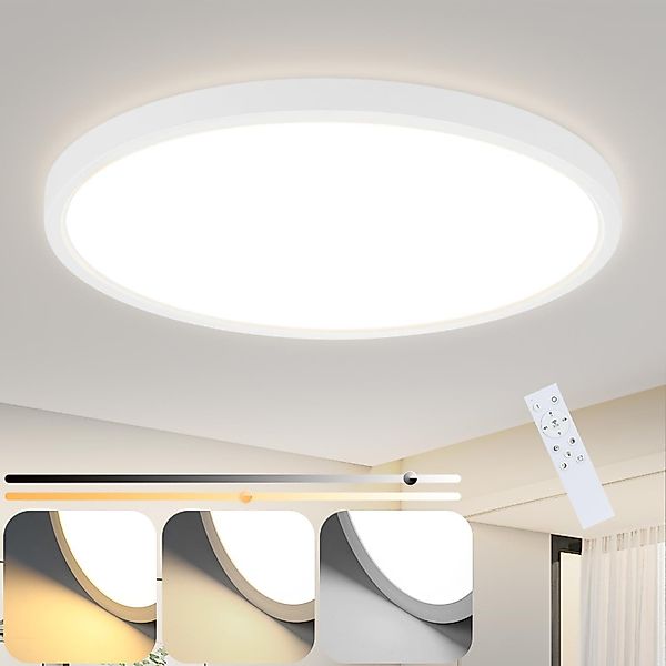 ZMH LED Deckenleuchte Wohnzimmer Deckenlampe Modern günstig online kaufen