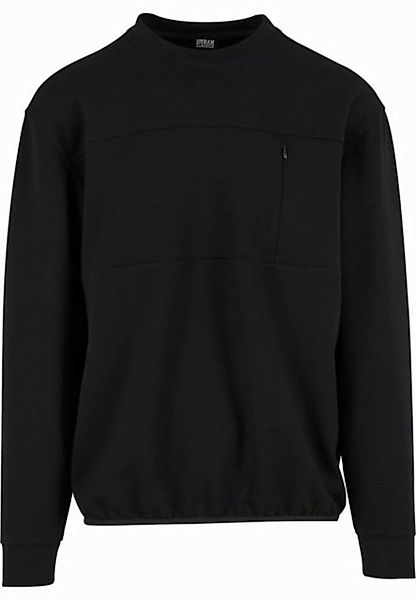 URBAN CLASSICS Rundhalspullover Urban Classics Scuba Zip Pocket Crew (1-tlg günstig online kaufen