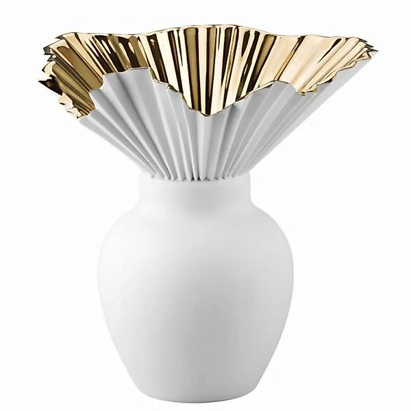 Rosenthal Vasen Vase Falda Gold titanisiert 27 cm (mehrfarbig) günstig online kaufen