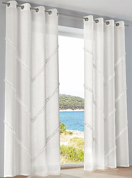 heine home Gardine Ösen 1 Stk. tlg. günstig online kaufen