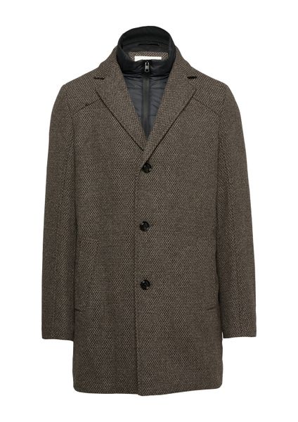 s.Oliver Wintermantel Outdoor-Mantel Wattierter Wollmix-Mantel mit günstig online kaufen