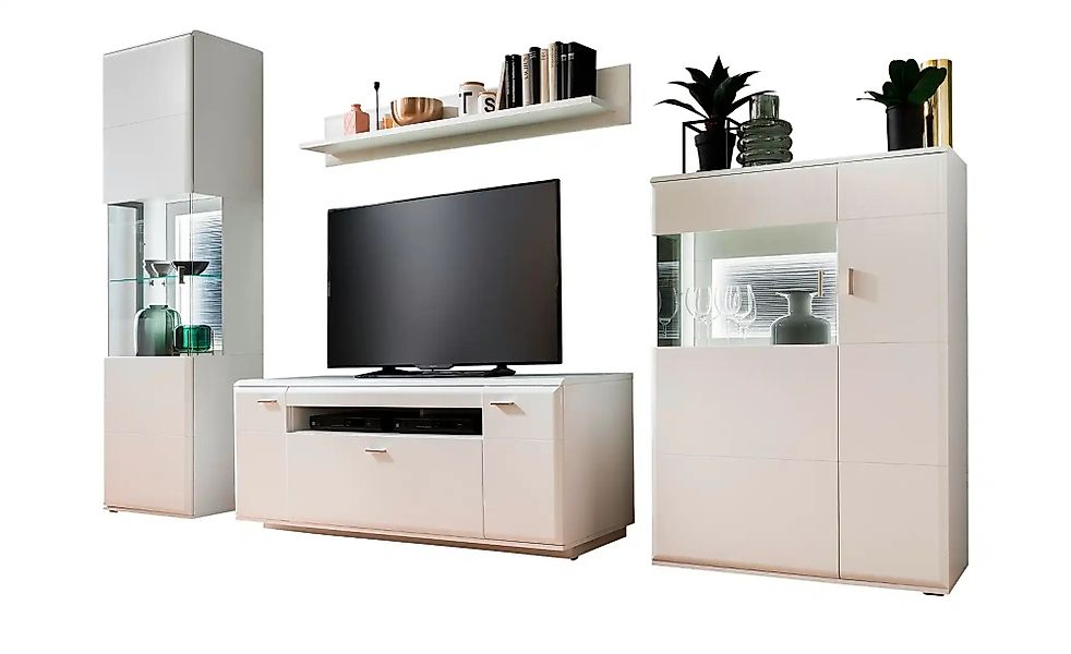 uno Wohnwand  Ramon ¦ weiß ¦ Maße (cm): B: 300 H: 208 T: 51.0 Kommoden & Si günstig online kaufen