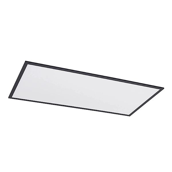 Lindby LED Panel Nelios 9956146 Dimmbar mit Leselampe Modern in Schwarz aus günstig online kaufen