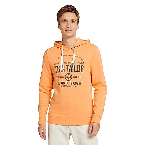 Tom Tailor 1020918 Kapuzenpullover XL Cadmium Bright Orange günstig online kaufen